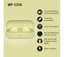 Sony WF-C510 Earbuds Yellow thumbnail 3