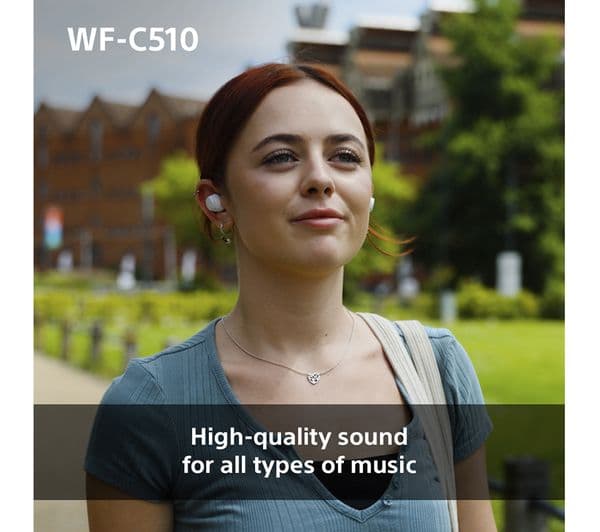 Sony WF-C510 Earbuds Yellow - Image 4