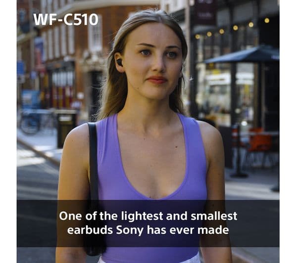 Sony WF-C510 Earbuds Yellow - Image 5