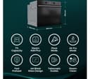 HISENSE Hi4 BlackLine BSA66226ADBGUK Electric Steam Oven - Jet Black thumbnail 2