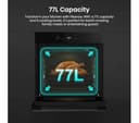 HISENSE Hi4 BlackLine BSA66226ADBGUK Electric Steam Oven - Jet Black thumbnail 3
