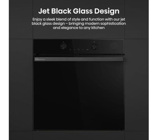 HISENSE Hi4 BlackLine BSA66226ADBGUK Electric Steam Oven - Jet Black - Image 8