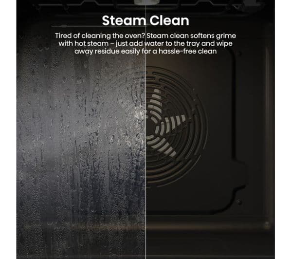 HISENSE Hi4 BlackLine BSA66226ADBGUK Electric Steam Oven - Jet Black - Image 10