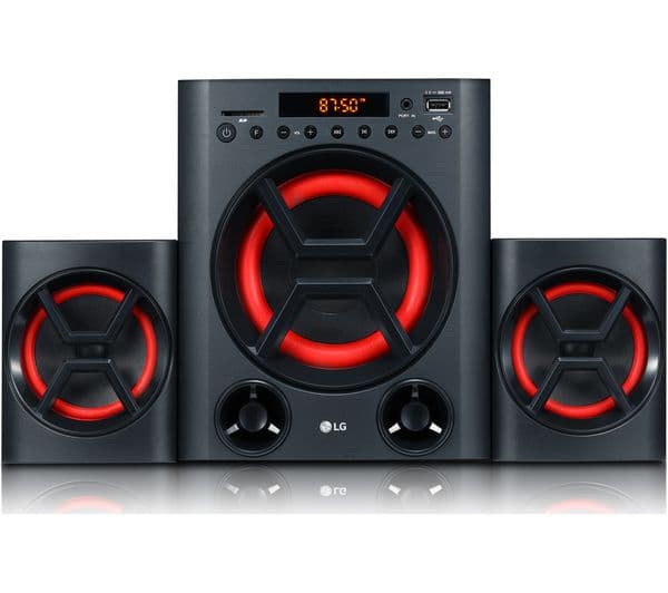 LG XBOOM LK72B Bluetooth Traditional Hi-Fi System - Black - Image 1