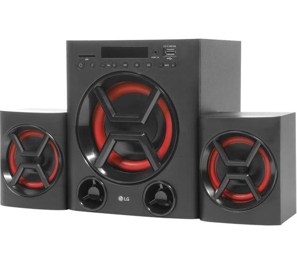 LG XBOOM LK72B Bluetooth Traditional Hi-Fi System - Black - Image 2