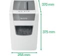 LEITZ IQ Slim Home Office Cross Cut Paper Shredder thumbnail 3