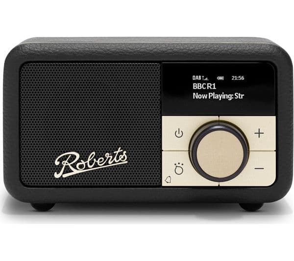 ROBERTS Revival Petite 2 Portable Radio Black - Image 1