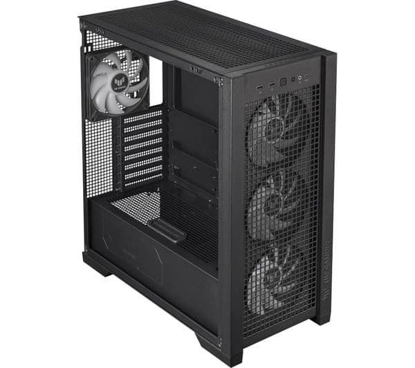 ASUS TUF Gaming GT302 ARGB E-ATX Mid-Tower PC Case - Black - Image 3