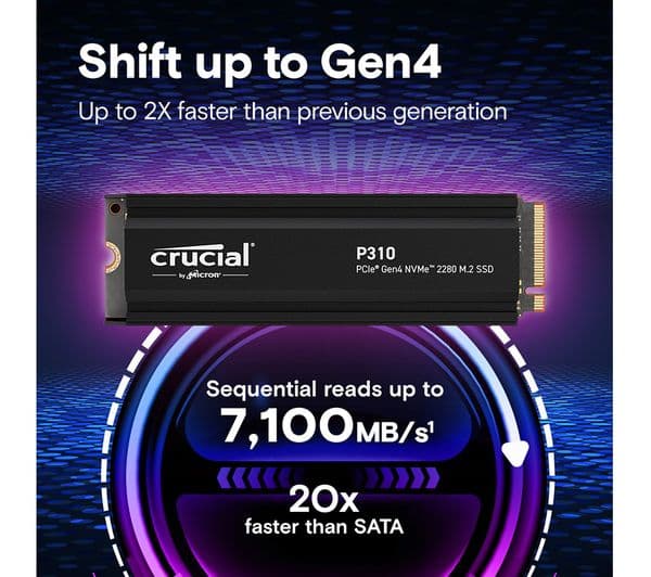 Crucial P310 1TB PCIe 4.0 - Image 2