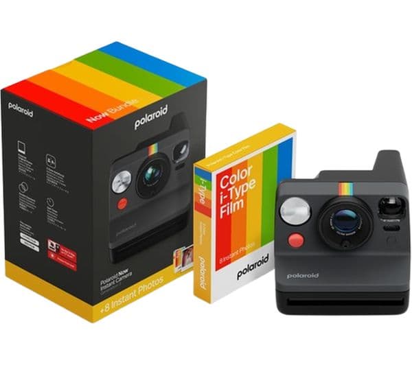 Polaroid Now Generation 3 Instant Camera Black - Image 1
