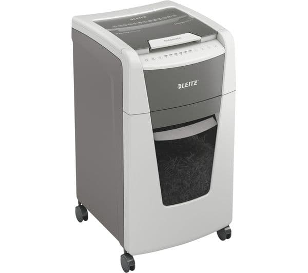 LEITZ IQ AutoFeed Office 300 P4 Cross Cut Paper Shredder