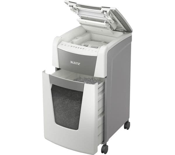 LEITZ IQ AutoFeed Office 300 P4 Cross Cut Paper Shredder - Image 5