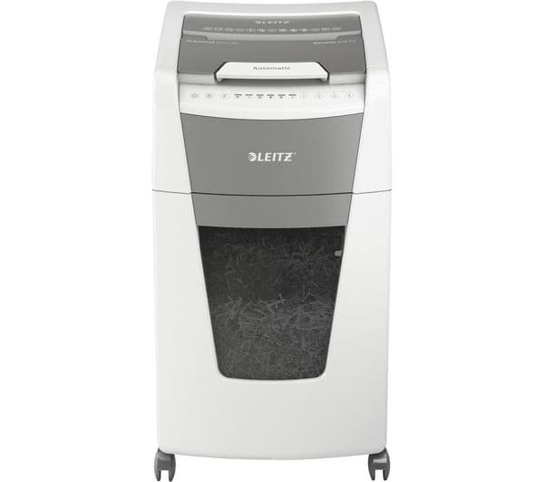 LEITZ IQ AutoFeed Office 300 P4 Cross Cut Paper Shredder - Image 7