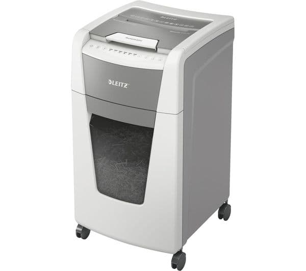 LEITZ IQ AutoFeed Office 300 P4 Cross Cut Paper Shredder - Image 8