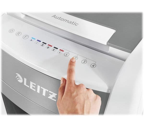 LEITZ IQ AutoFeed Office 300 P4 Cross Cut Paper Shredder - Image 10