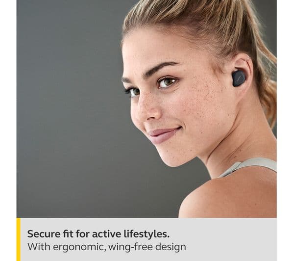 JABRA Elite 4 Active Wireless Bluetooth Noise-Cancelling Sports Earbuds - Black - Image 4