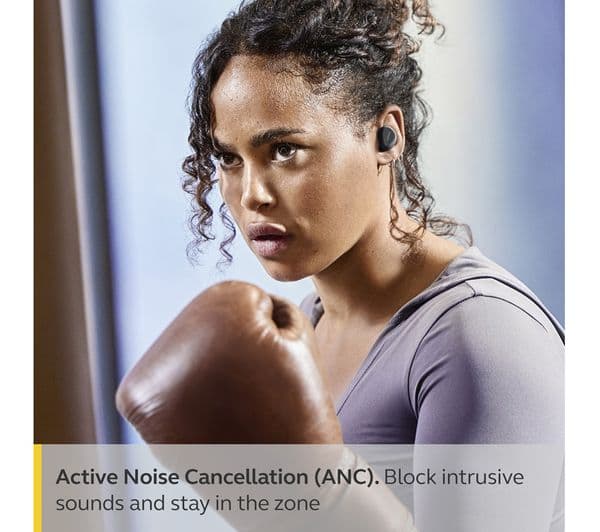 JABRA Elite 4 Active Wireless Bluetooth Noise-Cancelling Sports Earbuds - Black - Image 6