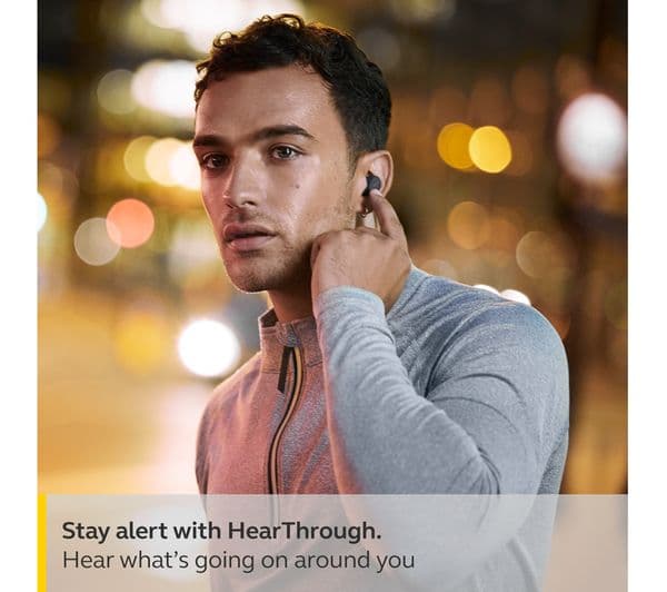 JABRA Elite 4 Active Wireless Bluetooth Noise-Cancelling Sports Earbuds - Black - Image 8