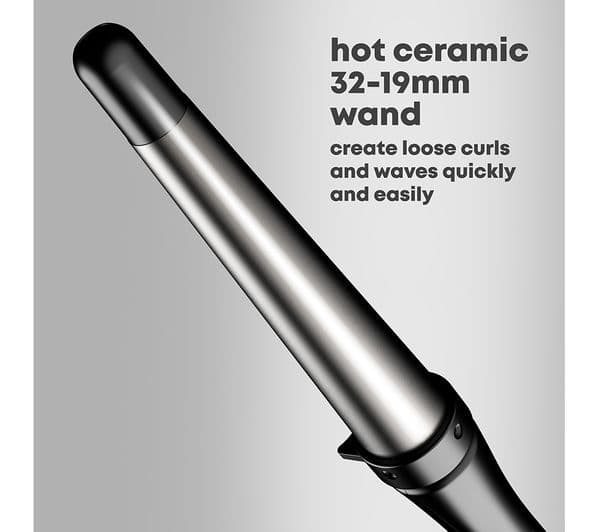REVAMP Big Curling Wand - Black - Image 8