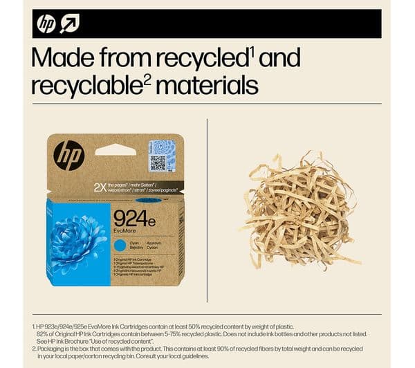 HP 924e EvoMore Cyan Ink Cartridge - Image 8