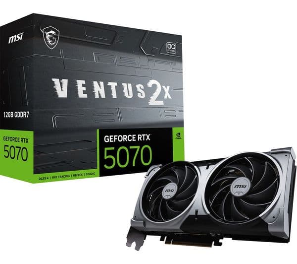 MSI GeForce RTX 5070 12 GB VENTUS 2X OC Graphics Card - Black - Image 10