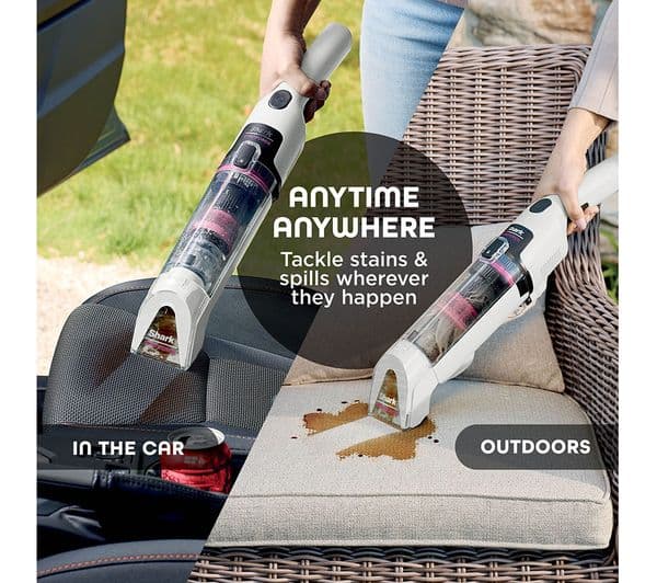 Shark StainForce HX100UKT Cordless Stain Destroying Spot Cleaner 100W Self Cleaning - White - Image 7