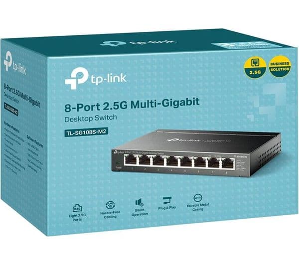 TP-Link TL-SG108S-M2 8 Port Network Switch - Image 4