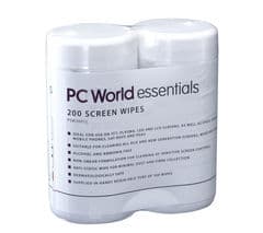 ESSENTIALS PSW20012 Screen Wipes - 2 packs of 100 - Image 1