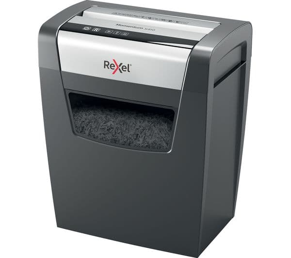 REXEL Momentum X410 Cross Cut Paper Shredder - Image 1