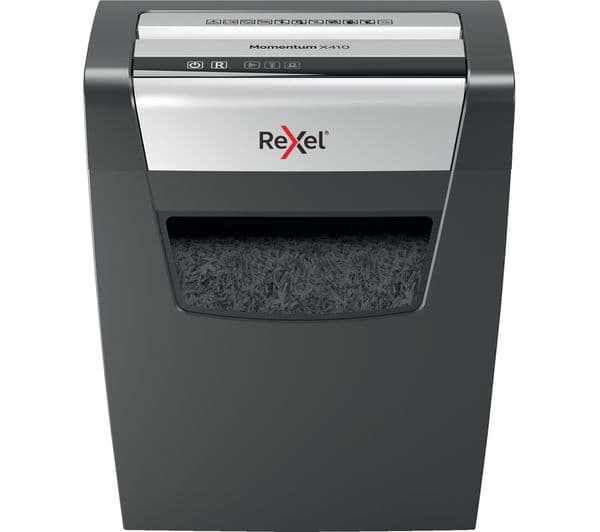 REXEL Momentum X410 Cross Cut Paper Shredder - Image 2