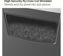 REXEL Momentum X410 Cross Cut Paper Shredder thumbnail 5