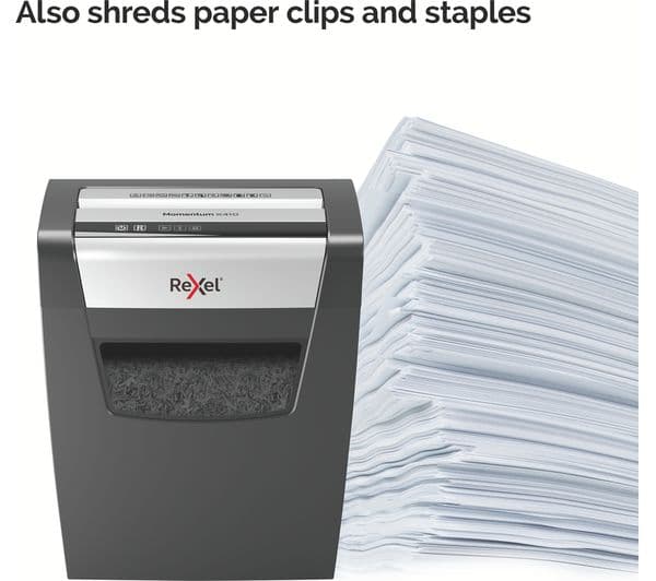 REXEL Momentum X410 Cross Cut Paper Shredder - Image 7