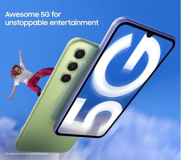 Samsung Galaxy A34 5G 128GB 6.6" AMOLED Display, 48MP Camera, Android 13 - Silver  - Image 3