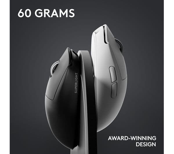 LOGITECH PRO X Superlight 2 Wireless Optical Gaming Mouse - Black - Image 8