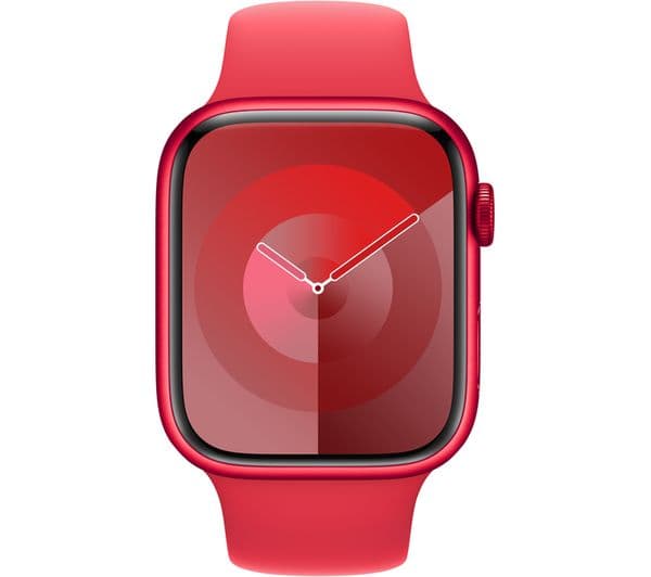 APPLE Watch Series 9 Cellular - 45 mm (PRODUCT)RED Aluminium Case with (PRODUCT)RED Sport Band, M/L - Image 2