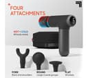 SHARPER IMAGE Powerboost Pro Plus Compact Hot and Cold Massager - Black thumbnail 6