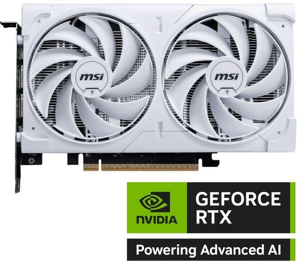 MSI GeForce RTX 5060 8 GB VENTUS 2X OC Graphics Card - White - Image 2