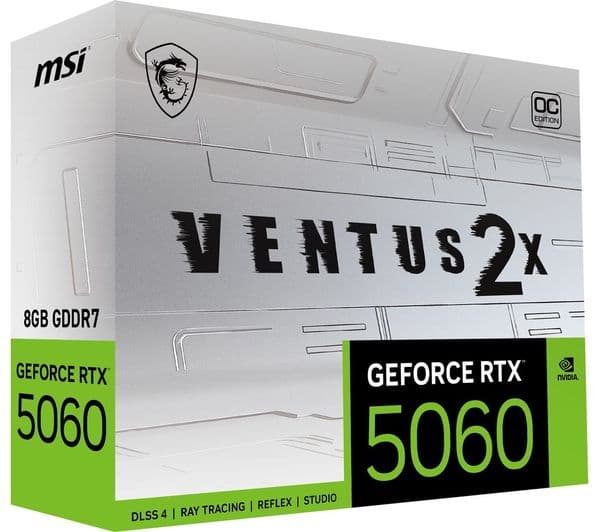 MSI GeForce RTX 5060 8 GB VENTUS 2X OC Graphics Card - White - Image 9