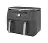 Ninja MAX 6-in-1 Dual Zone DZ400UK Air Fryer Gun Metal Grey