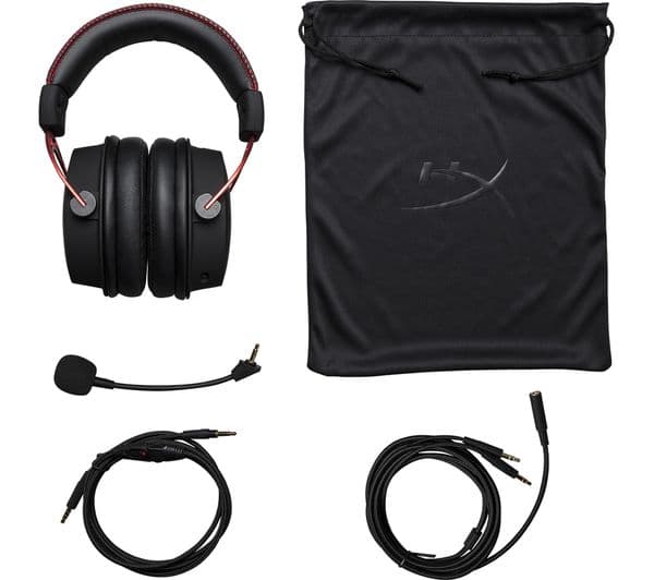HYPERX Cloud Alpha Gaming Headset - Black & Red - Image 6