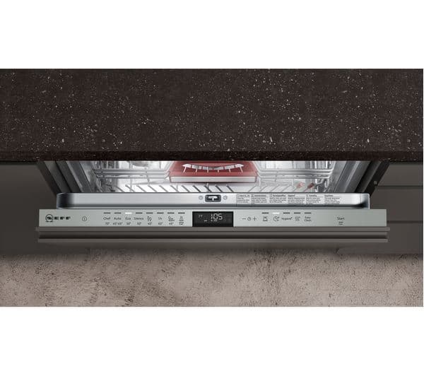 NEFF N70 S515U80D2G Full-size Fully Integrated Dishwasher - Image 6