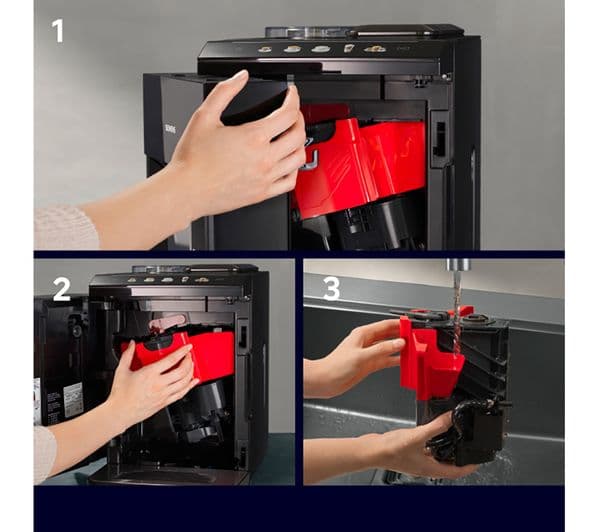 SIEMENS TQ515GB9 EQ500 Bean to Cup Fully Automatic Coffee Machine - Piano Black - Image 8