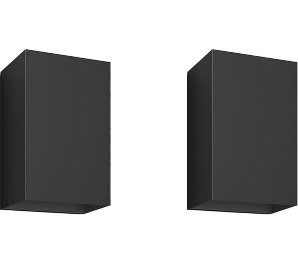 PHILIPS HUE White and Color Ambiance Resonate Smart Outdoor LED Wall Lamp - Black, Twin Pack - Image 1