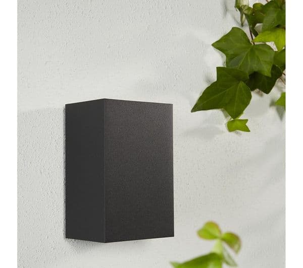 PHILIPS HUE White and Color Ambiance Resonate Smart Outdoor LED Wall Lamp - Black, Twin Pack - Image 2