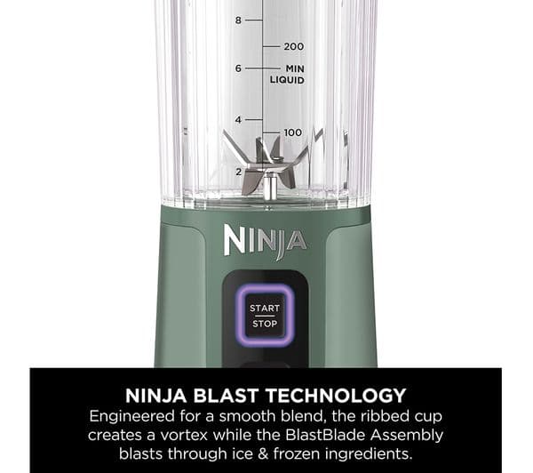Ninja Blast BC151UKEM Cordless Blender - Forest Green - Image 5