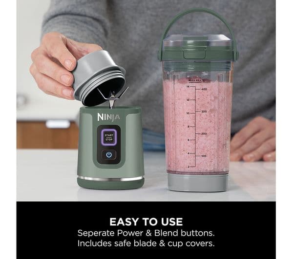 Ninja Blast BC151UKEM Cordless Blender - Forest Green - Image 8