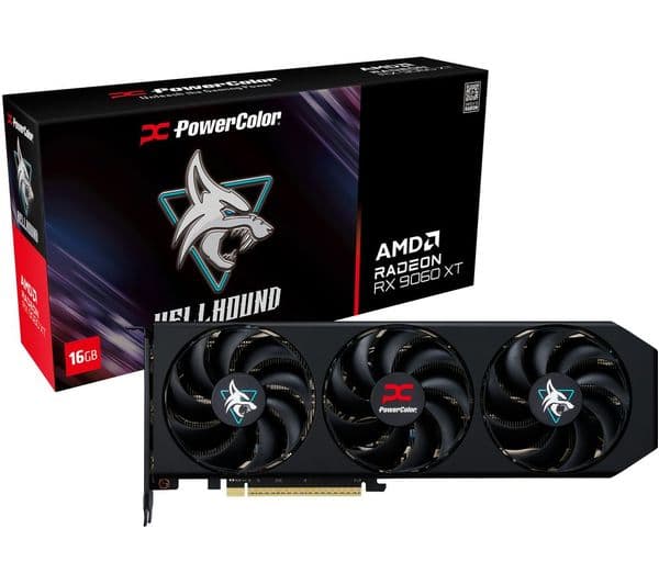 POWERCOLOR Radeon RX 9060 XT 16 GB Hellhound Graphics Card - Image 1