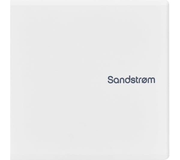 SANDSTROM SEDVDWH26 Ultra Slim External CD/DVD Writer - White - Image 2