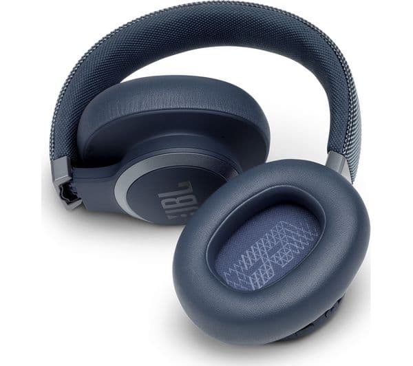 JBL LIVE 650BTNC Wireless Bluetooth Noise-Cancelling Headphones - Blue - Image 8