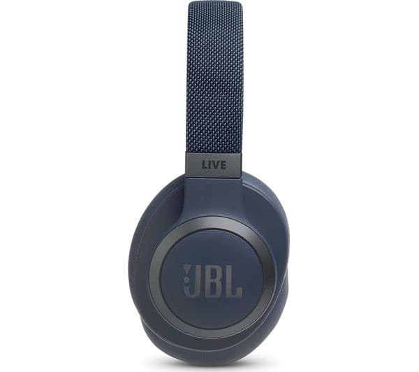 JBL LIVE 650BTNC Wireless Bluetooth Noise-Cancelling Headphones - Blue - Image 9